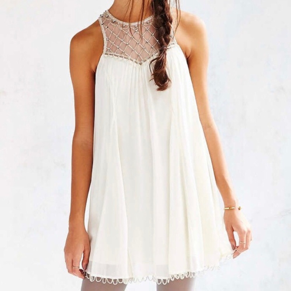 Kimchi Blue Glynda Beaded Trapeze Dress